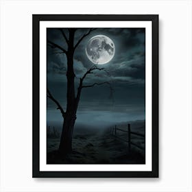 Full Moon Art Print