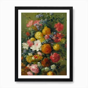 Statice Painting 1 Flower Art Print