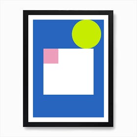 Circe With Squares Art Print