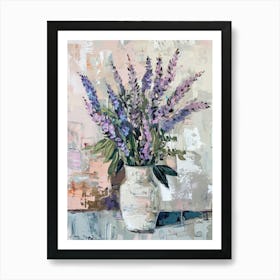 A World Of Flowers Lavender 4 Painting Art Print