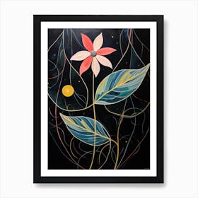 Daisy 1 Hilma Af Klint Inspired Flower Illustration Art Print