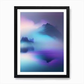 Fog, Waterscape Holographic 2 Art Print