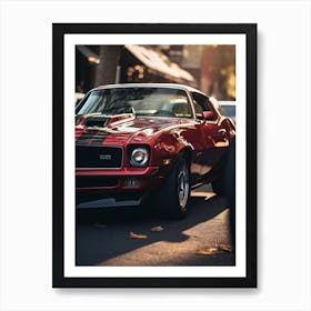 Close Of American Muscle Car 018 Art Print