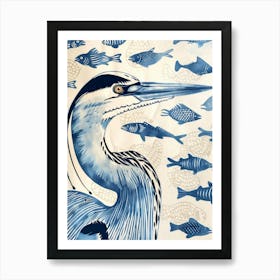 Blue Heron 16 Art Print