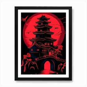 Japanese Pagoda Art Print