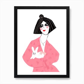 Kimono Dreaming Art Print