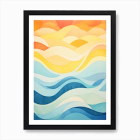 Abstract Watercolor Painting 13 Art Print