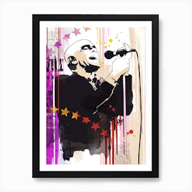 Michael Stipe Pop Art Art Print