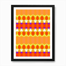 Abstract Psychedelic Pattern 1 Art Print