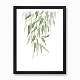 Watercolor Botanical Art 02 Art Print