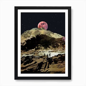 Moon Landing Art Print