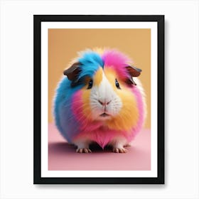 Cute Fluffy Ca 1 Art Print