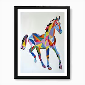 Geometric Horse Art Print