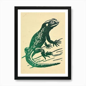 Agamas Tegus Uromastyx Bold Block 2 Art Print