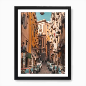 Napoli Street, Italy Art Print