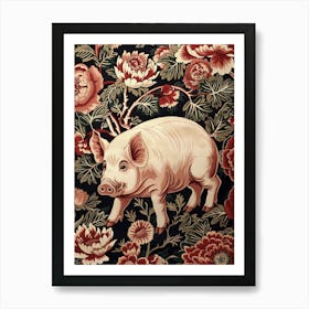 Chinese Lunar Year Of The Pig 1 Full William Morris Style Art Print