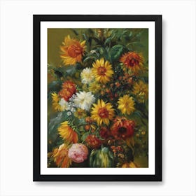 Sunflower Painting 5 Flower Art Print