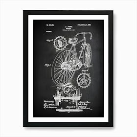 Bicycle Wall Art, Bicycle Poster, Bicycle Patent, Bicycle Print, Bicycle Decor, Bicycle Gift, Bike Gift, Vintage Bicycle Art, Sb6511 Art Print
