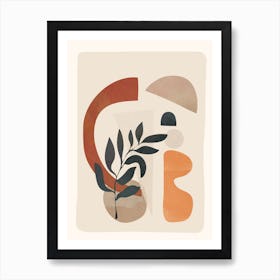 Abstract Minimal Shapes 04 Art Print