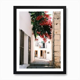 Street in Eivissa // Ibiza Travel Photography Art Print