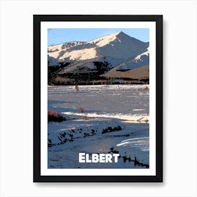 Mount Elbert, Mountain, Nepal, USA, Rocky Mountains, Climbing, Wall Print, Art Print