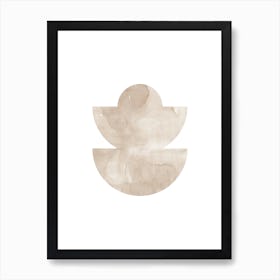 Watercolor Shapes 5 Art Print