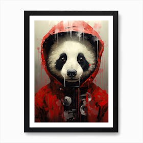 Panda Art In Contemporary Art Style 2 Art Print