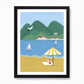 Montenegro Beach Art Print