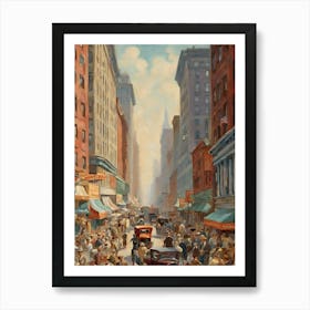 New York City Street Scene 13 Art Print