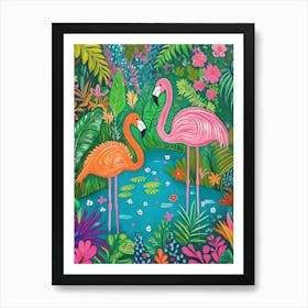 Flamingo Art Print