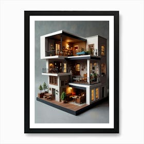 Miniature Doll House 4 Art Print