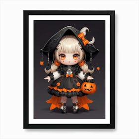 Halloween Witch 11 Art Print