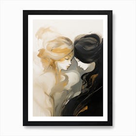 Two Women In Love Art Print