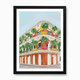 New Orleans French Quarter Travel Art Print