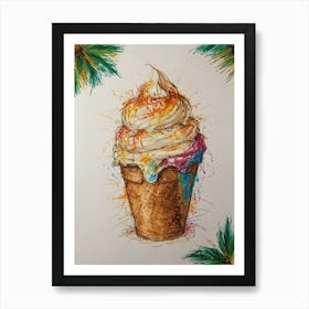 Ice Cream Cone 97 Art Print