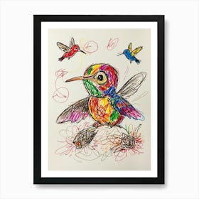 Hummingbird 19 Art Print