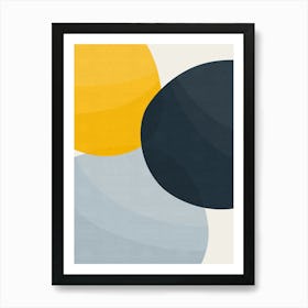 Colorful abstract shapes 10 Art Print