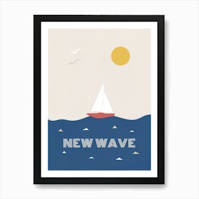 New Wave YACHT Art Print