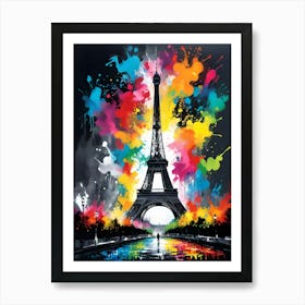 Eifil Tower Artwork Art Print