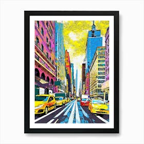 New York City Street 5 Art Print