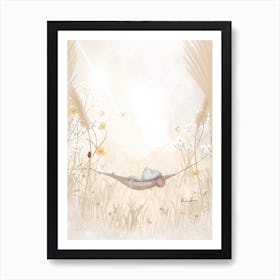 Summer Mouse On Meadow Art Print