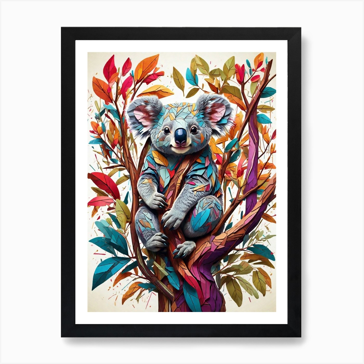 Colorful Koala Print -  Canada