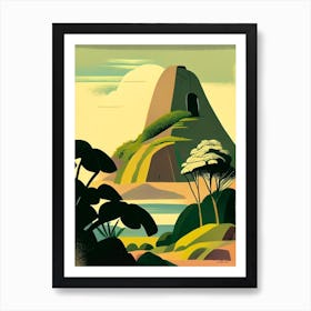 Easter Island Chile Rousseau Inspired Tropical Destination Art Print