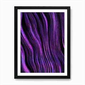 Purple Strands Art Print