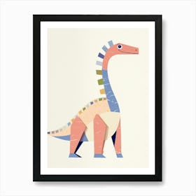 Nursery Dinosaur Art Amargasaurus 2 Art Print