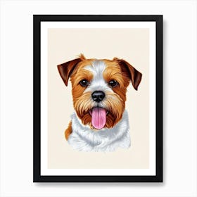 Biewer Terrier Illustration Dog Art Print