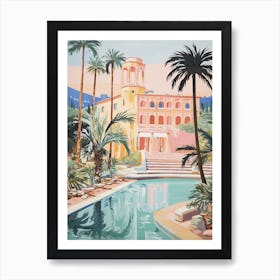 Portofino Mansion With A Pool 3 Art Print