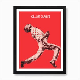 Killer Queen Freddie Mercury Art Print