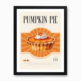 Pumpkin Pie Art Print