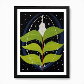 Lily Of The Valley 2 Hilma Af Klint Inspired Flower Illustration Art Print